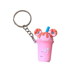 Pink Milkshake Keychain for Kids‎